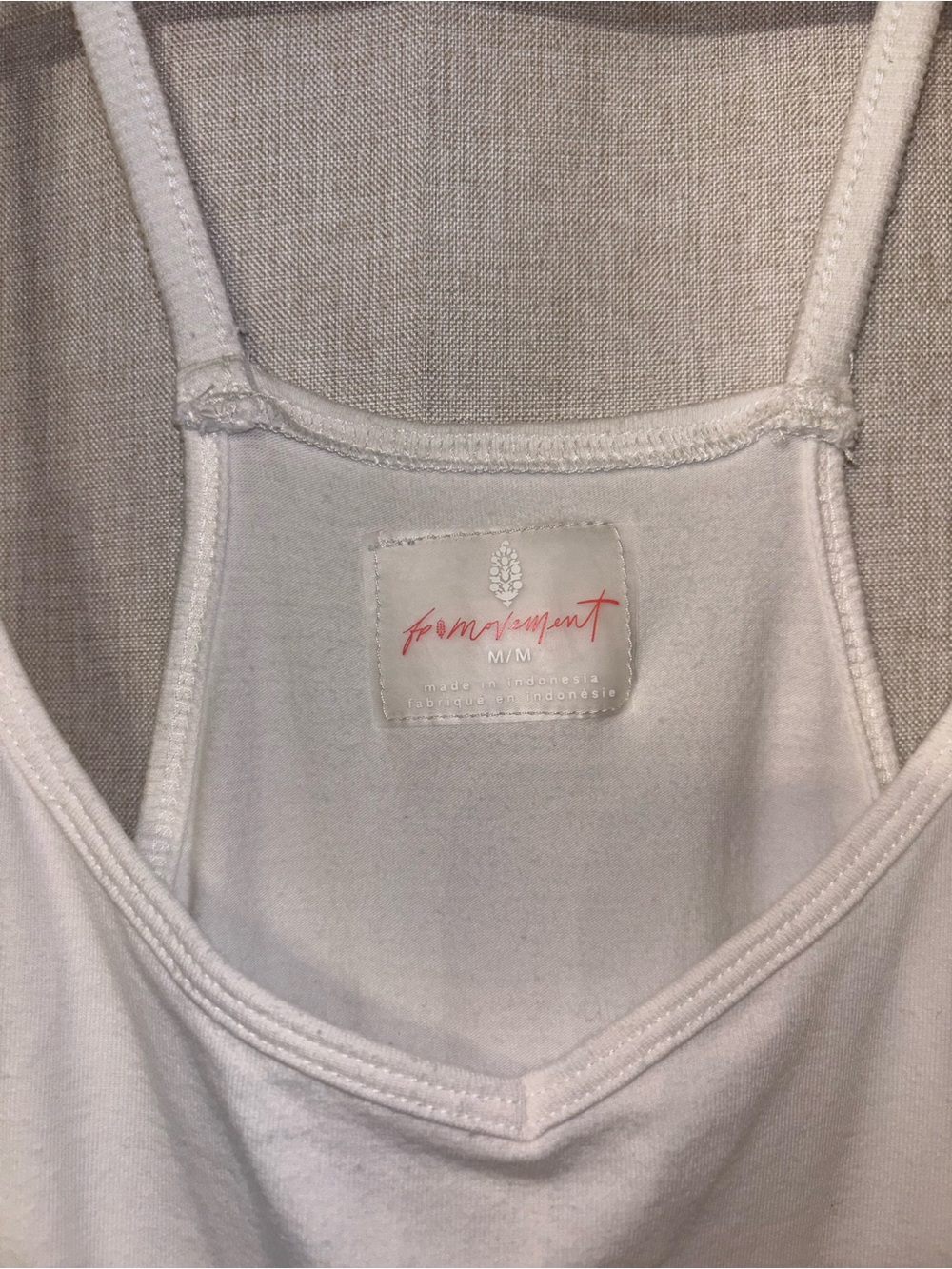 Free People Movement White Romper - Thin Strap Style - Picture 3 of 4